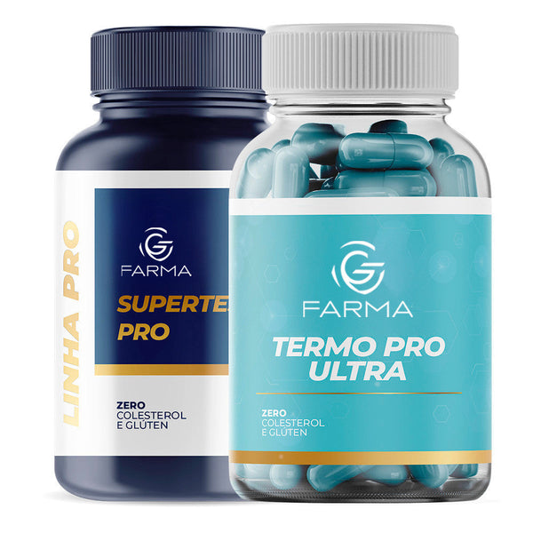 Super Testo Pro 120 Cápsulas + Termo Pro Ultra 60 Cápsulas
