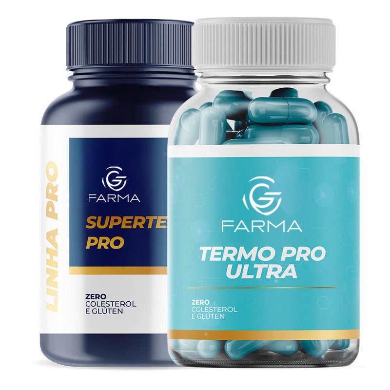 Super Testo Pro 120 Cápsulas + Termo Pro Ultra 60 Cápsulas